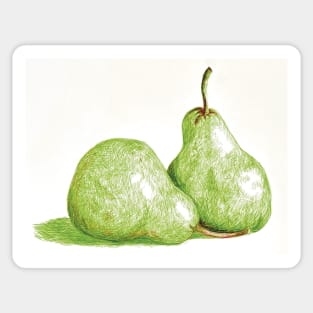 Two Pears Sticker